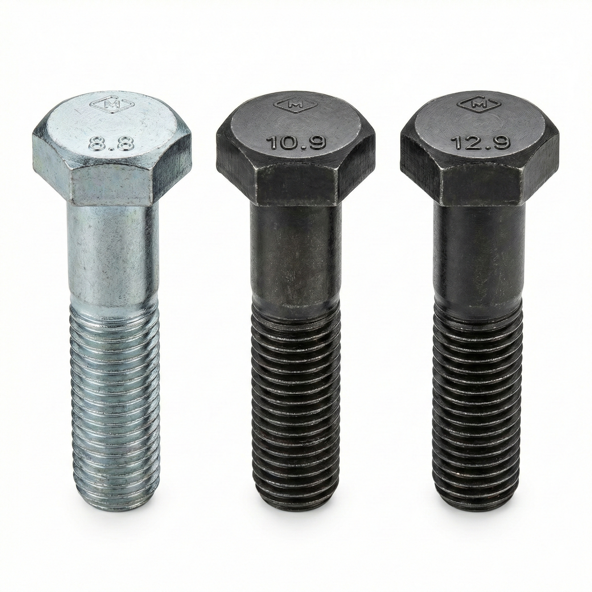 DIN 931 / ISO 4014 Altıköşe Başlı Yarım Diş Cıvata (8.8 - 10.9 - 12.9 Kalite)